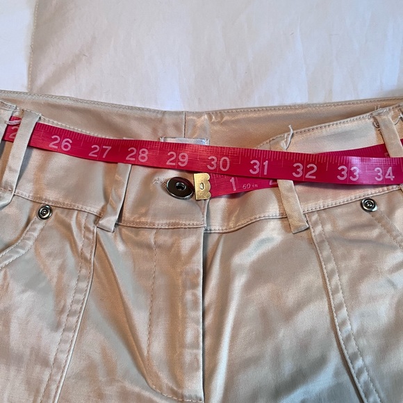 Satin Cropped Pants - Picture 6 of 7
